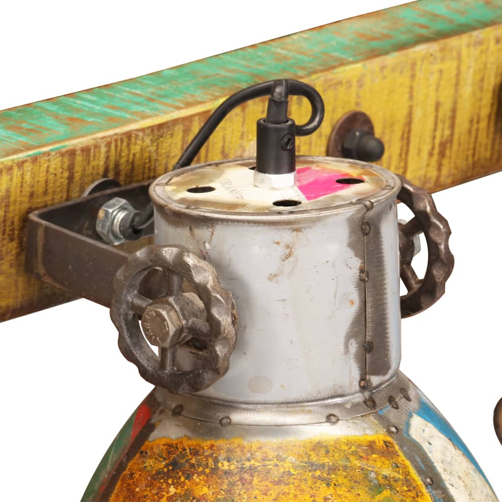 Többszínű ipari falilámpa 45 x 25 cm e27