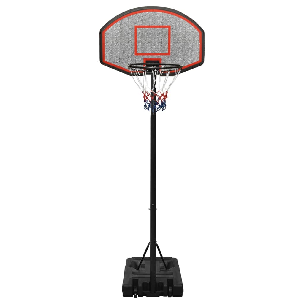Fekete polietilén kosárlabda állvány 237-307 cm Fekete polietilén kosárlabda állvány 237-307 cm