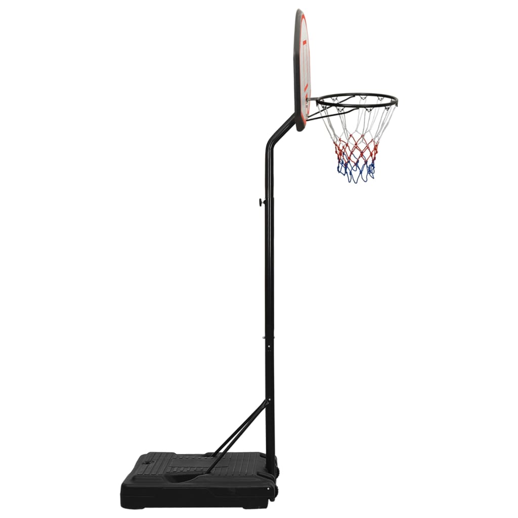 Fekete polietilén kosárlabda állvány 237-307 cm Fekete polietilén kosárlabda állvány 237-307 cm