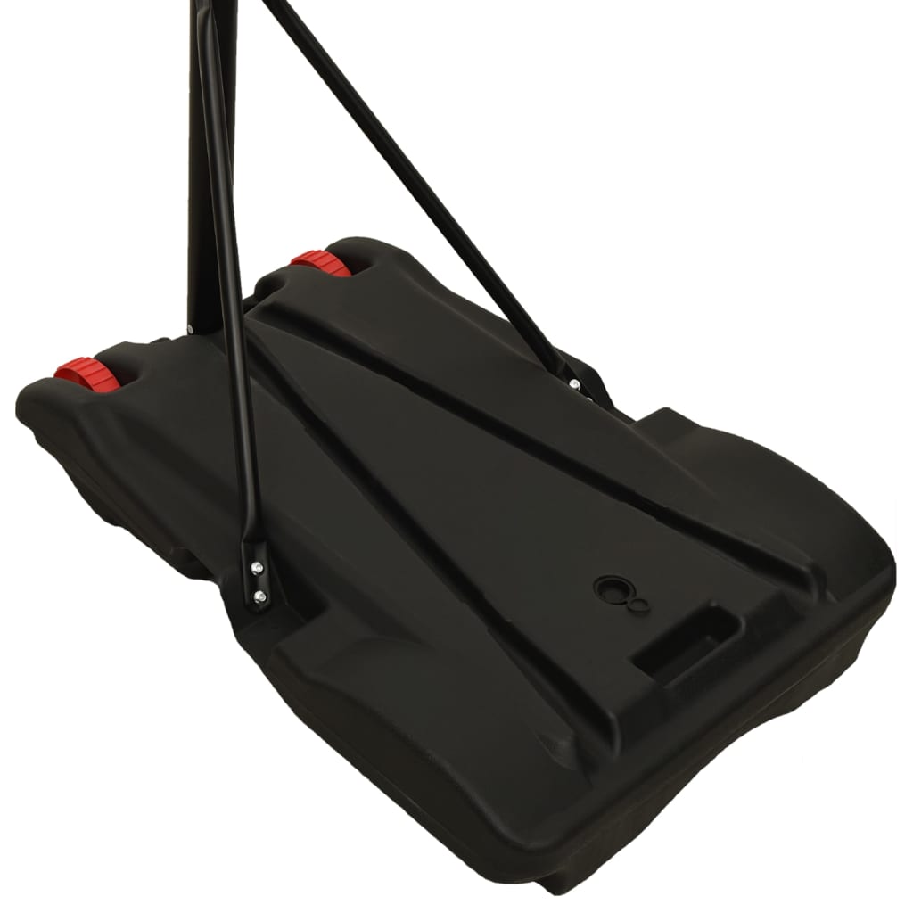 Fehér polietilén kosárlabda állvány 216-250 cm