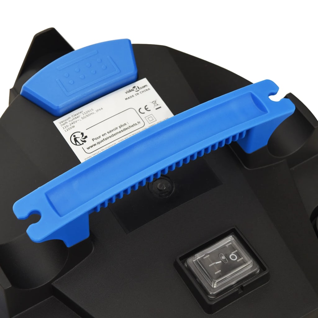 Ezüstszínű száraz-nedves porszívó 1200 w 20 l