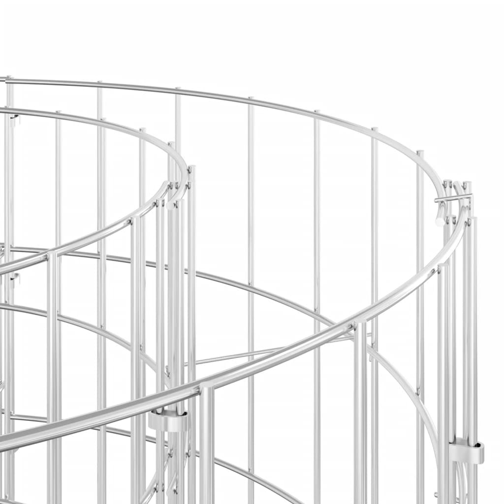 Horganyzott acél kerti komposztáló ø50 x 50 cm