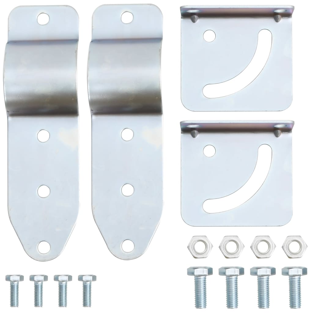 Fekete polikarbonát kültéri domború közlekedési tükör ø45 cm