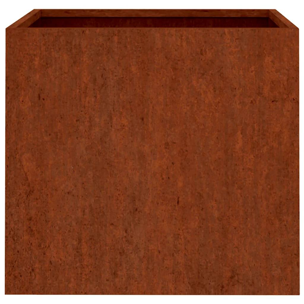 2 db corten acél növénytartó 32 x 30 x 29 cm