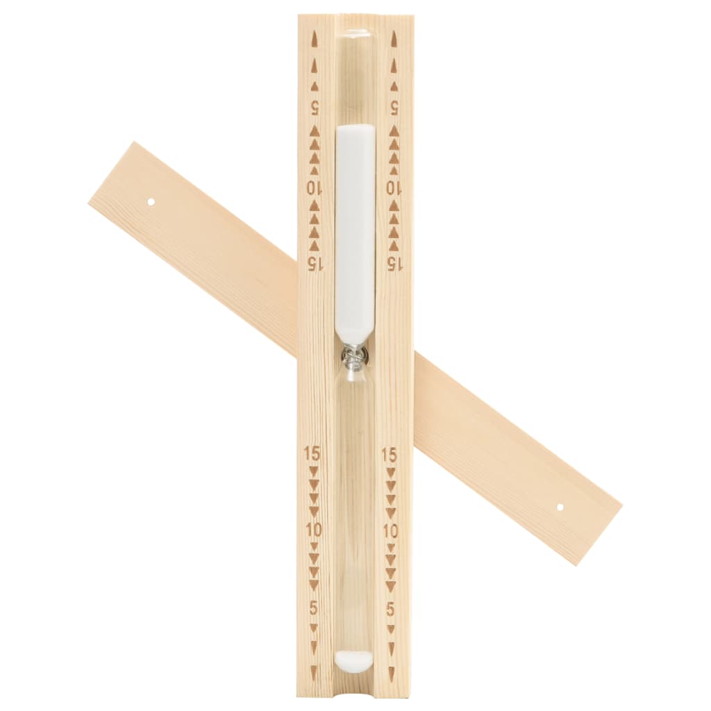 Tömör fenyőfa 15 perces szauna-homokóra