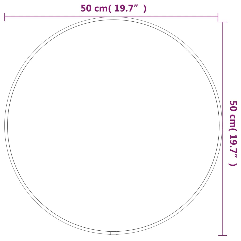 Arany falitükör ø 50 cm kerek Arany falitükör ø 50 cm kerek