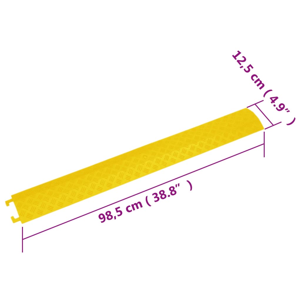 2 db sárga kábeltaposó 98,5 cm