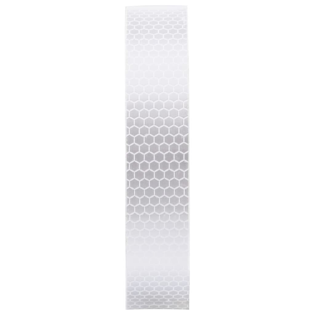 Fényvisszaverő szalag fehér 2,5 cmx20 m pvc
