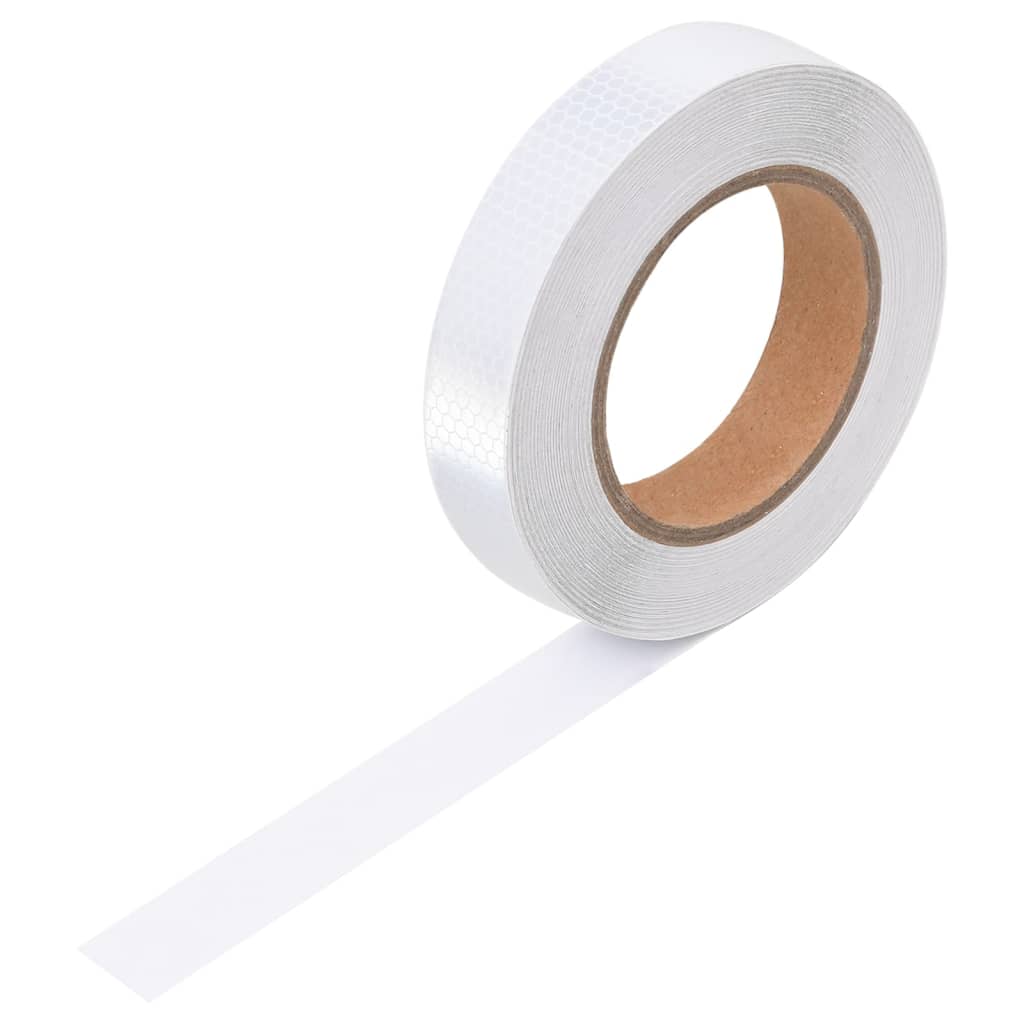 Fényvisszaverő szalag fehér 2,5 cmx20 m pvc