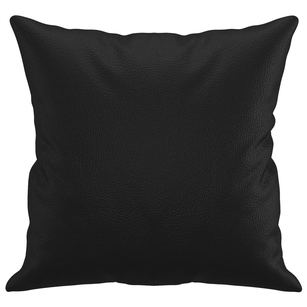 2 db fekete műbőr díszpárna 40 x 40 cm 2 db fekete műbőr díszpárna 40 x 40 cm
