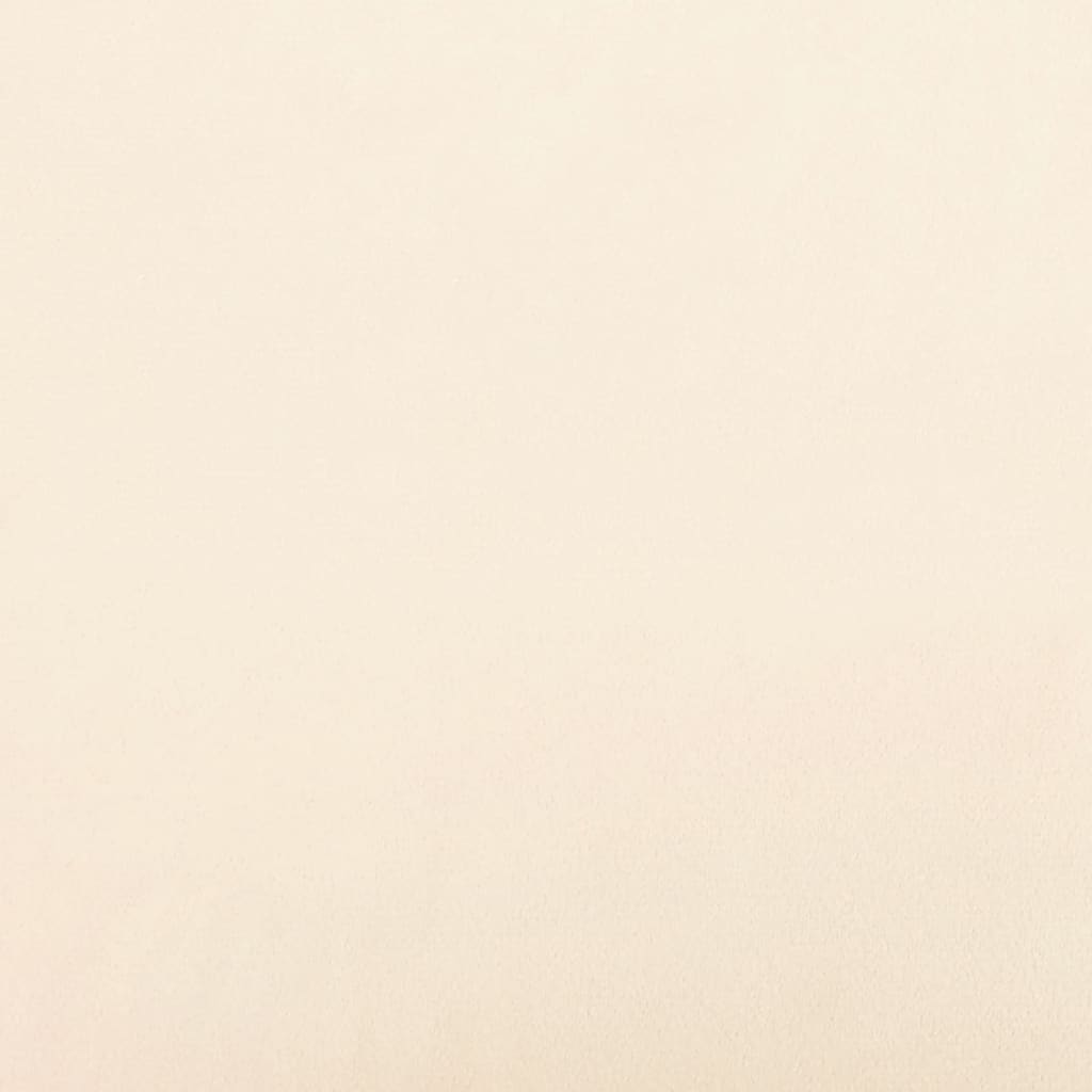 2 db krémszínű bársony díszpárna 40 x 40 cm