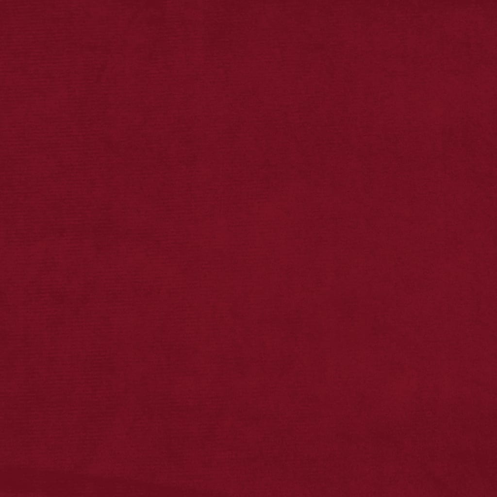 2 db bordó bársony díszpárna ø15 x 50 cm