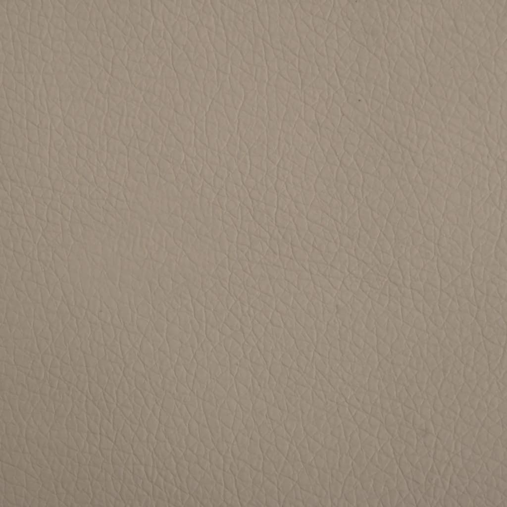 Kávészínű műbőr kutyaágy 70 x 45 x 30 cm