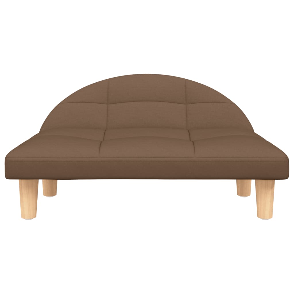 Barna szövet kutyaágy 70 x 52 x 30 cm