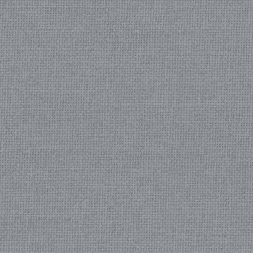 Világosszürke szövet kutyaágy 70 x 45 x 30 cm