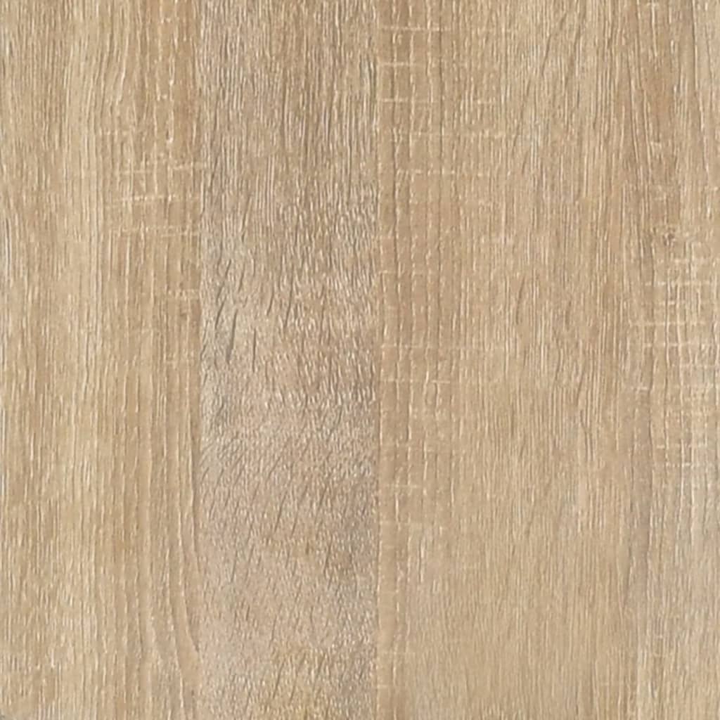 Sonoma tölgy színű szerelt fa cipőtartó 75x35x45 cm