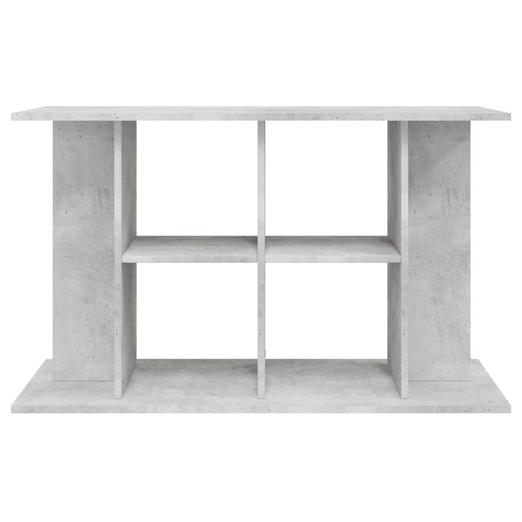 Betonszürke szerelt fa akváriumi állvány 100x40x60 cm