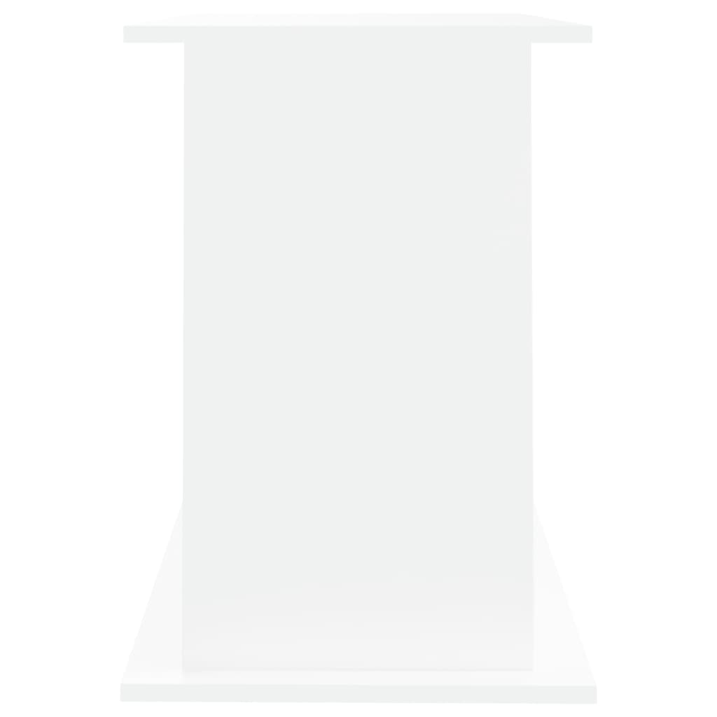 Fehér szerelt fa akváriumi állvány 101 x 41 x 58 cm