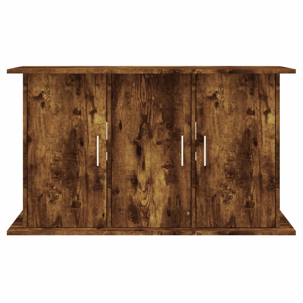 Sonoma-tölgyszínű szerelt fa akváriumi állvány 101x41x58 cm