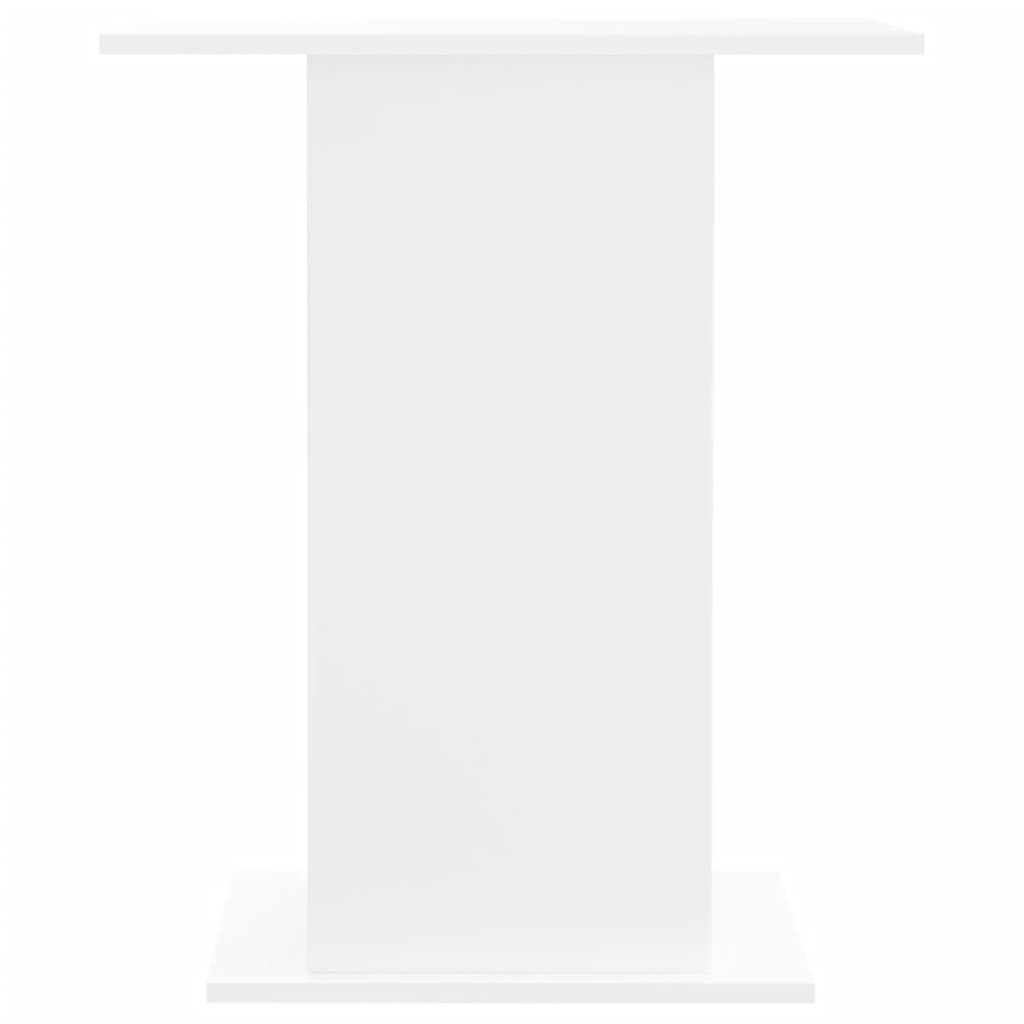 Fehér szerelt fa akváriumi állvány 60,5x36x72,5 cm