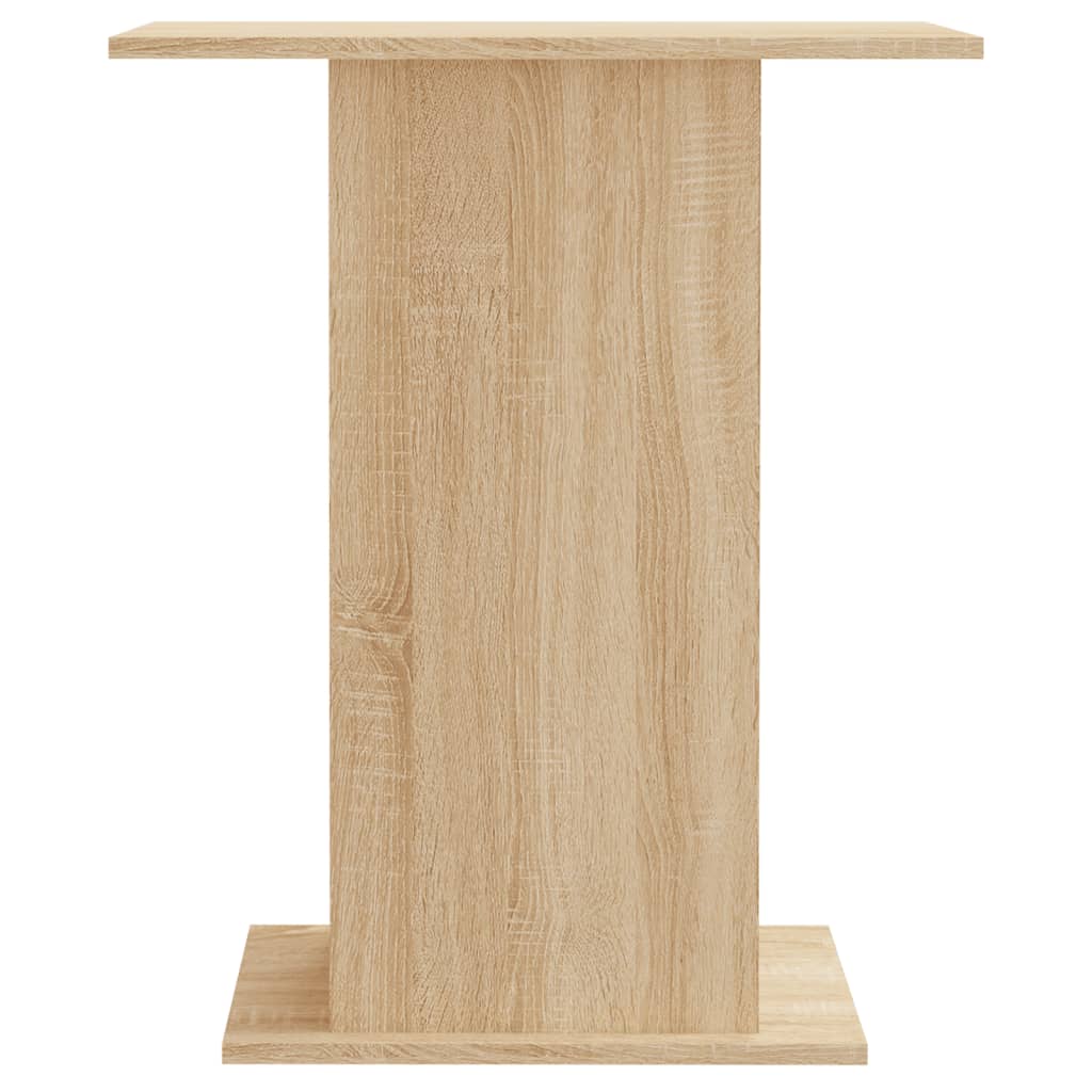 Sonoma-tölgyszínű szerelt fa akváriumi állvány 60,5x36x72,5 cm