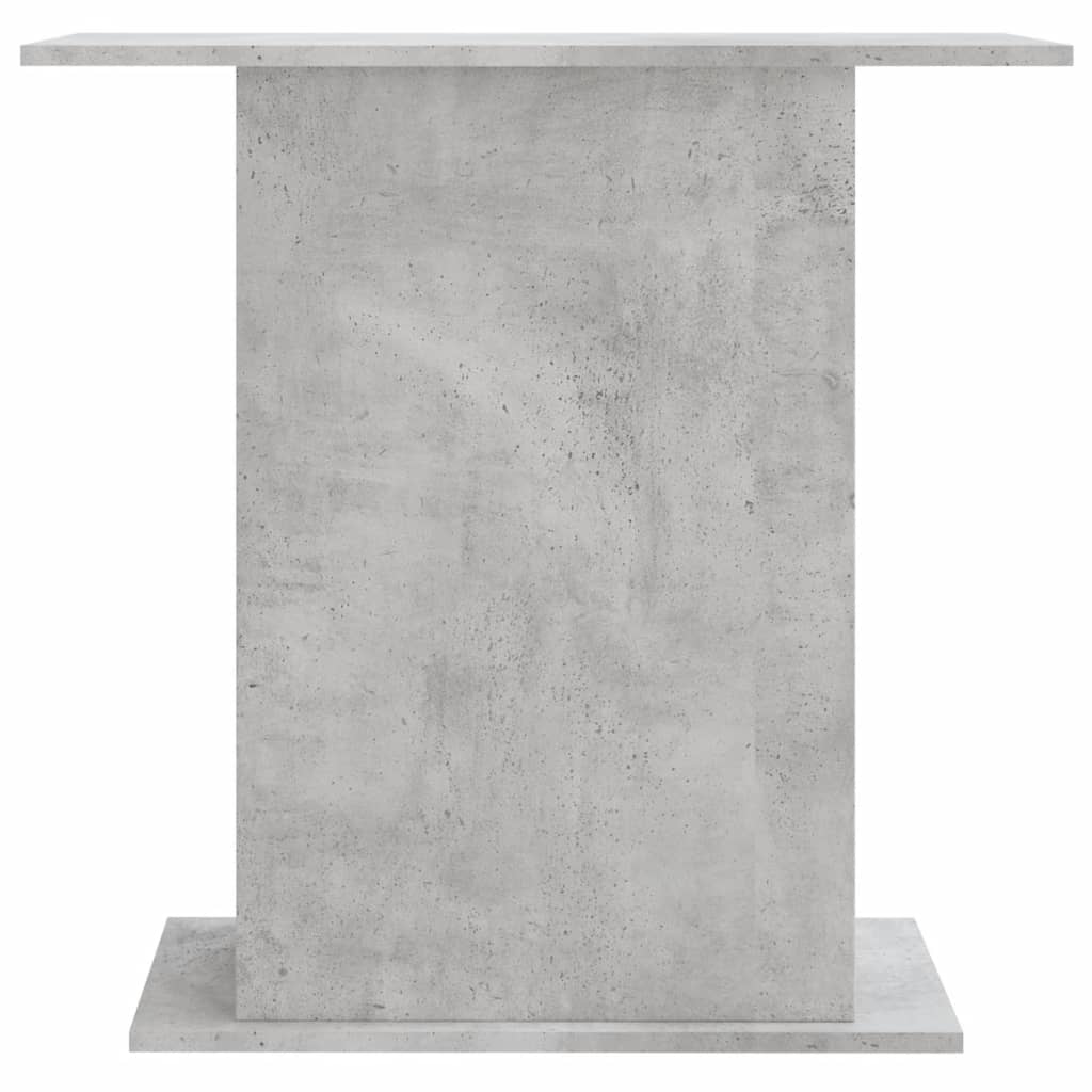 Betonszürke szerelt fa akváriumi állvány 36x75x72,5 cm