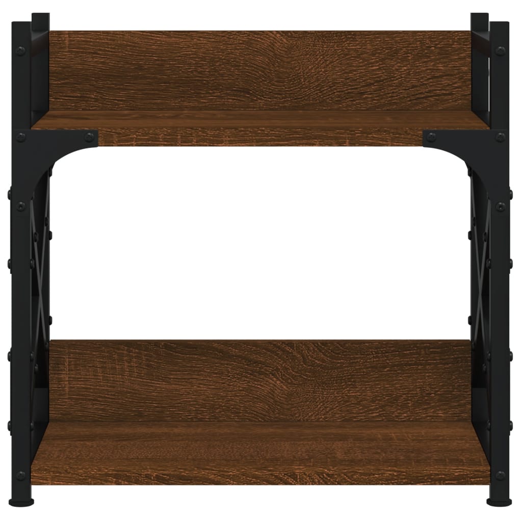 2-szintes barna tölgyszínű nyomtatóállvány 40x20x40 cm 2-szintes barna tölgyszínű nyomtatóállvány 40x20x40 cm