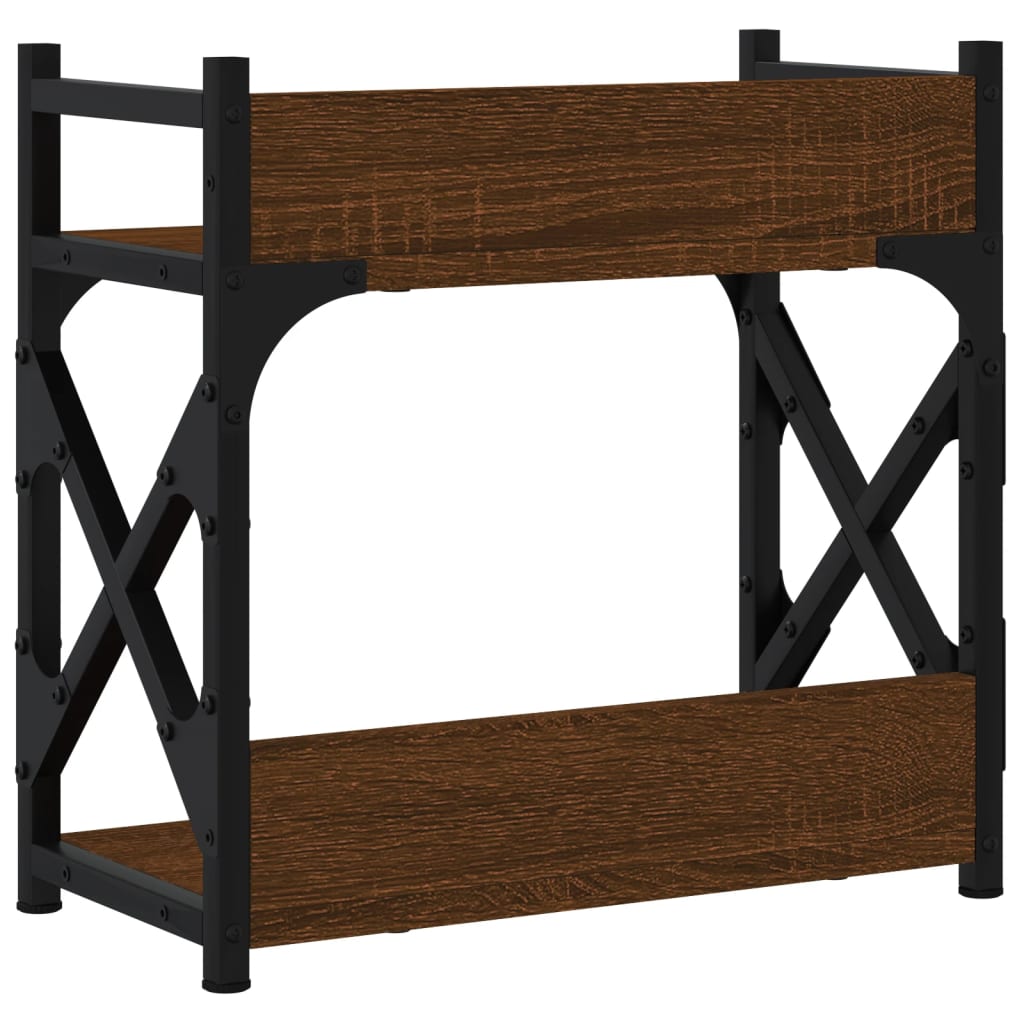 2-szintes barna tölgyszínű nyomtatóállvány 40x20x40 cm 2-szintes barna tölgyszínű nyomtatóállvány 40x20x40 cm