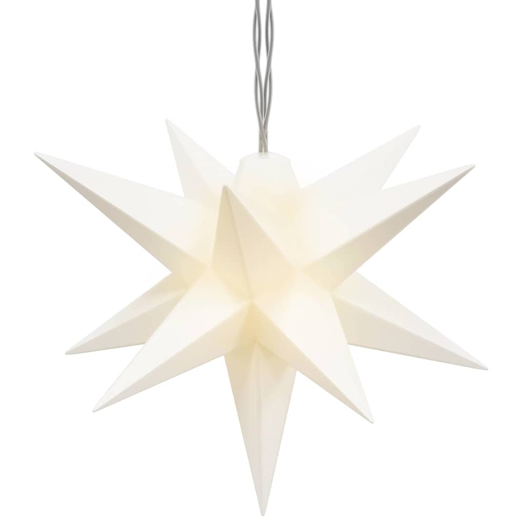 10 db fehér karácsonyi lámpa led-del 10 cm