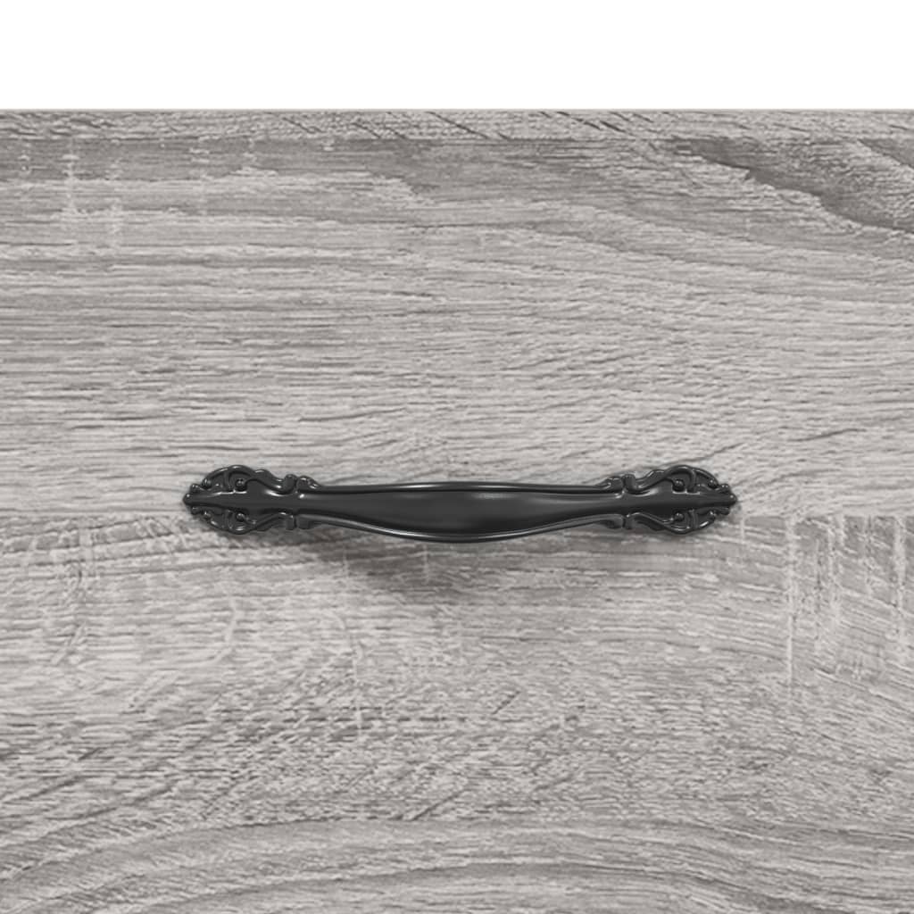 Szürke sonoma színű szerelt fa cipőpolc 102 x 35 x 55 cm