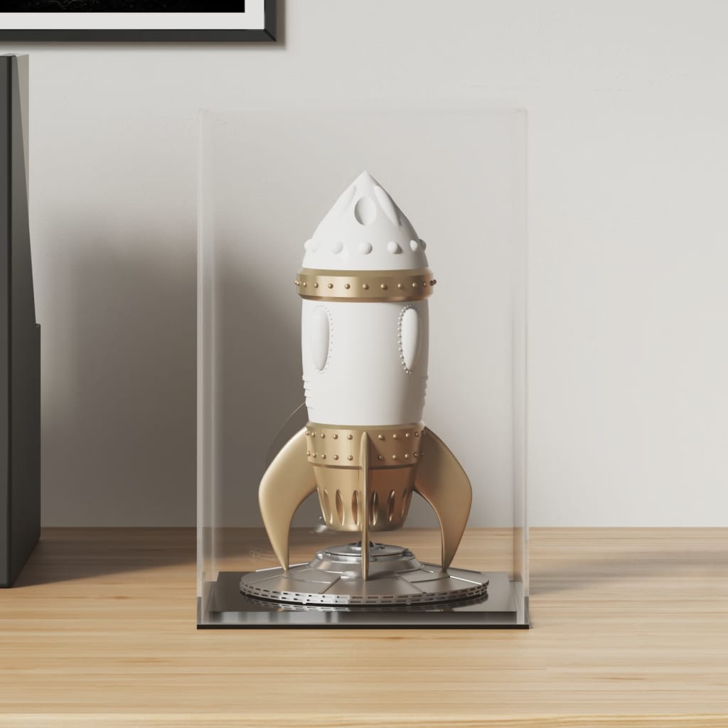 Átlátszó akril bemutatódoboz 14x14x22 cm