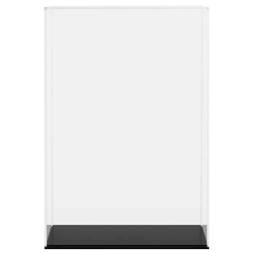 Átlátszó akril bemutatódoboz 17x12x25 cm