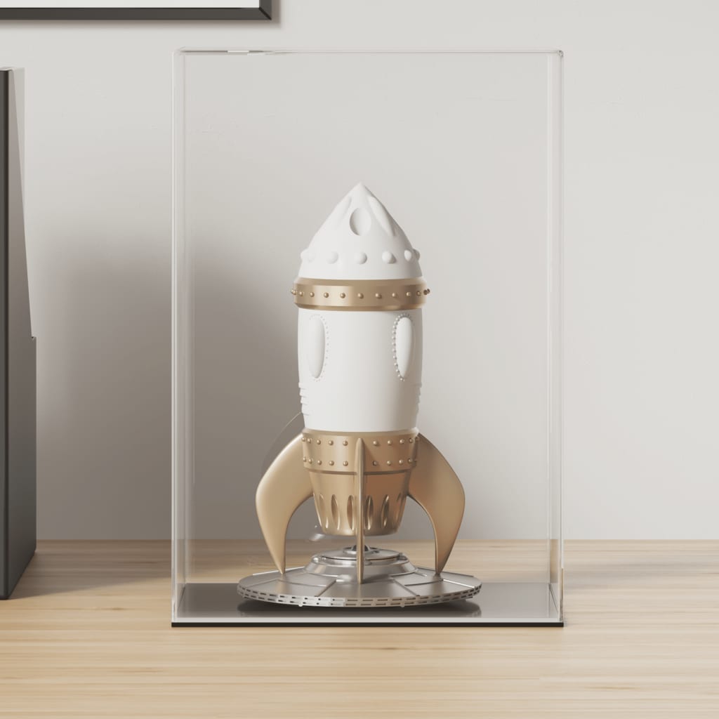 Átlátszó akril bemutatódoboz 17x12x25 cm