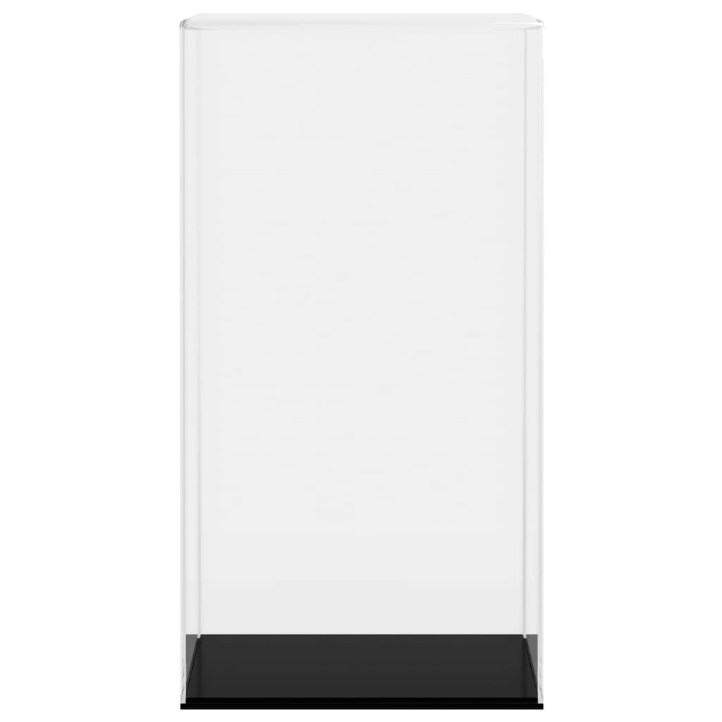 Átlátszó akril bemutatódoboz 20x20x38 cm