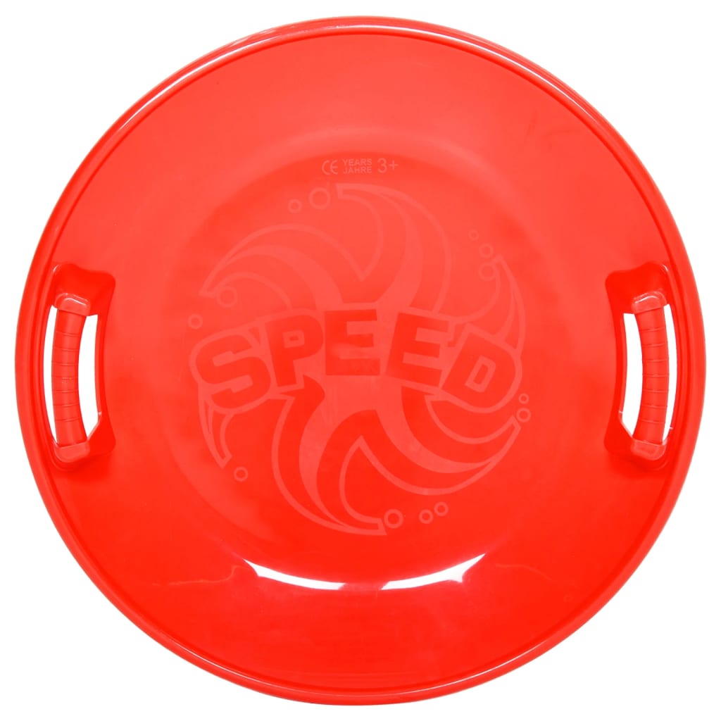 Piros polipropilénből szánkó 66,5 cm