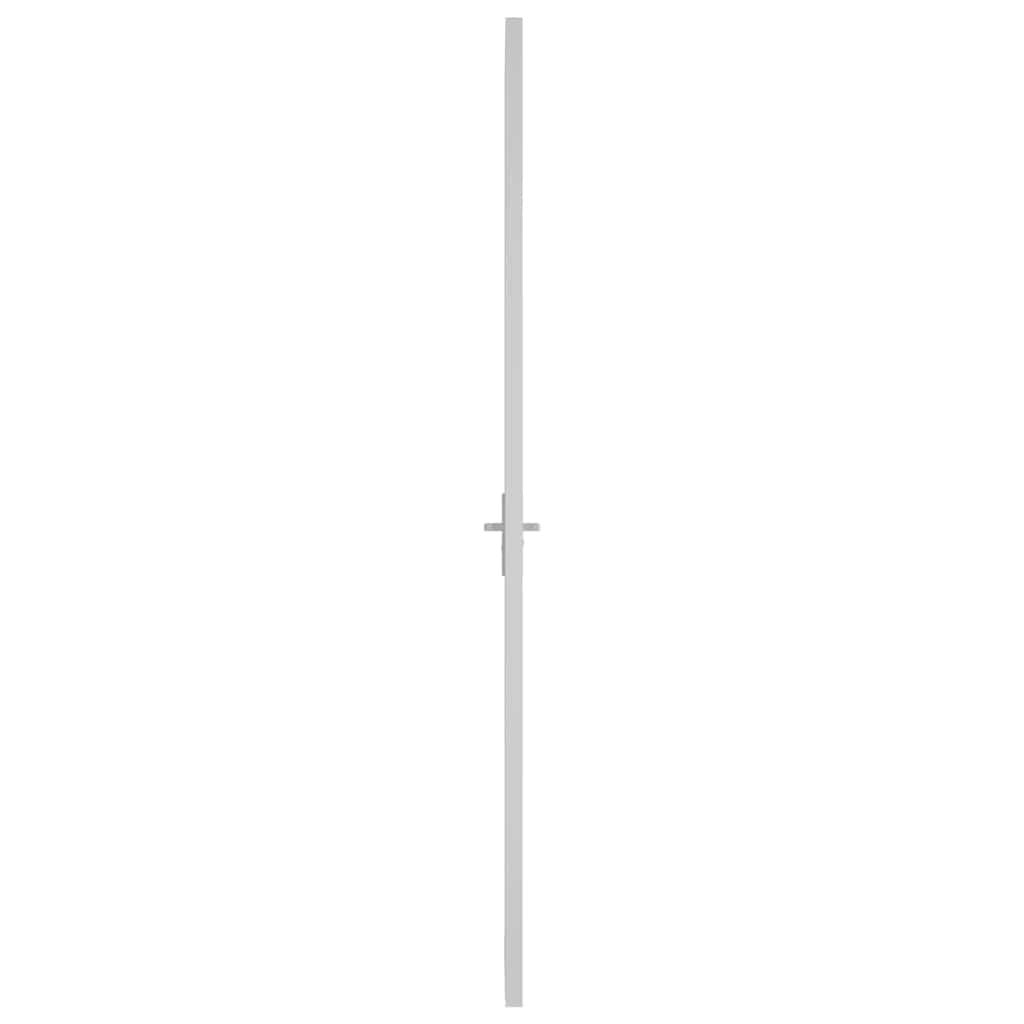 Fehér esg üveg és alumínium beltéri ajtó 83 x 201,5 cm