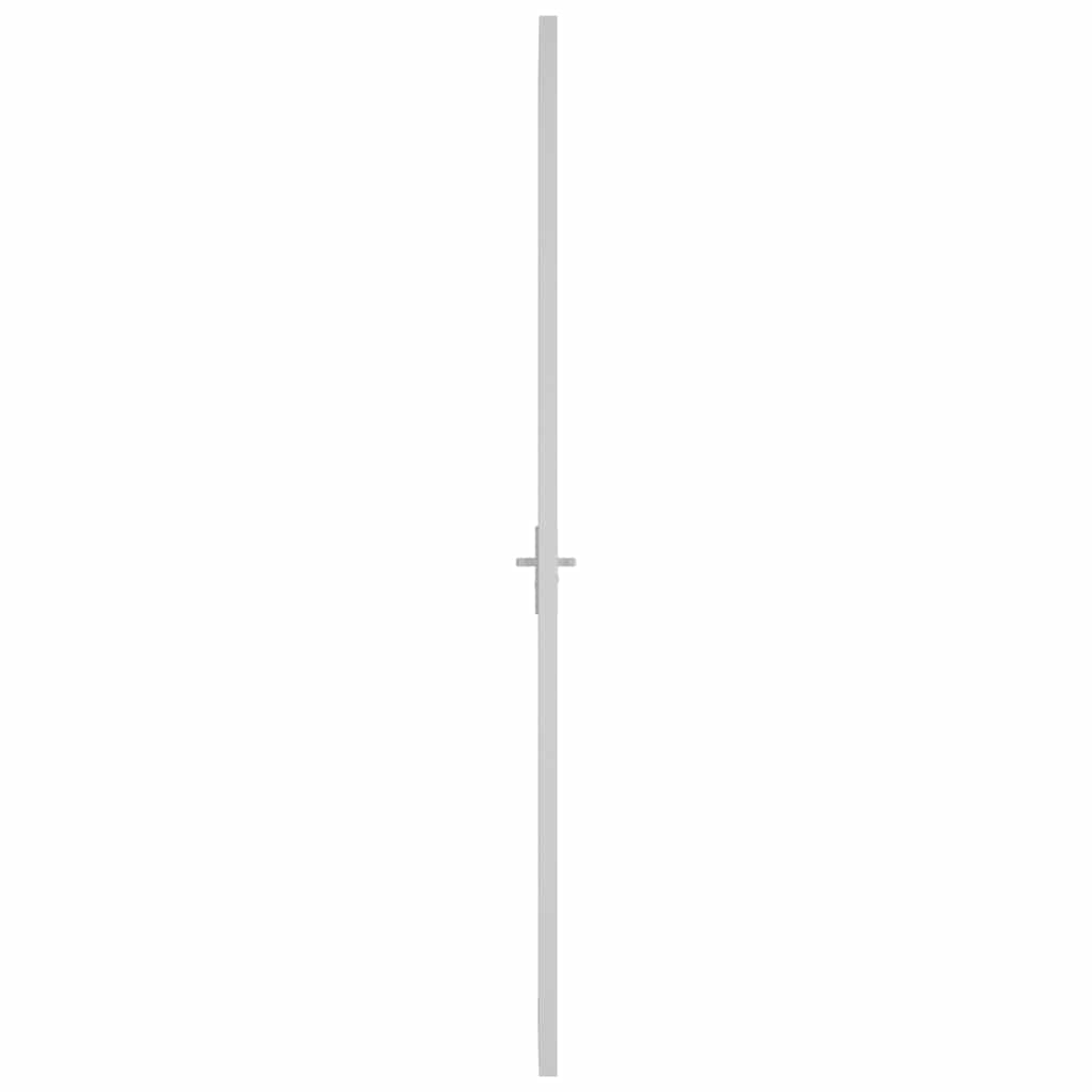 Fehér esg üveg és alumínium beltéri ajtó 83 x 201,5 cm
