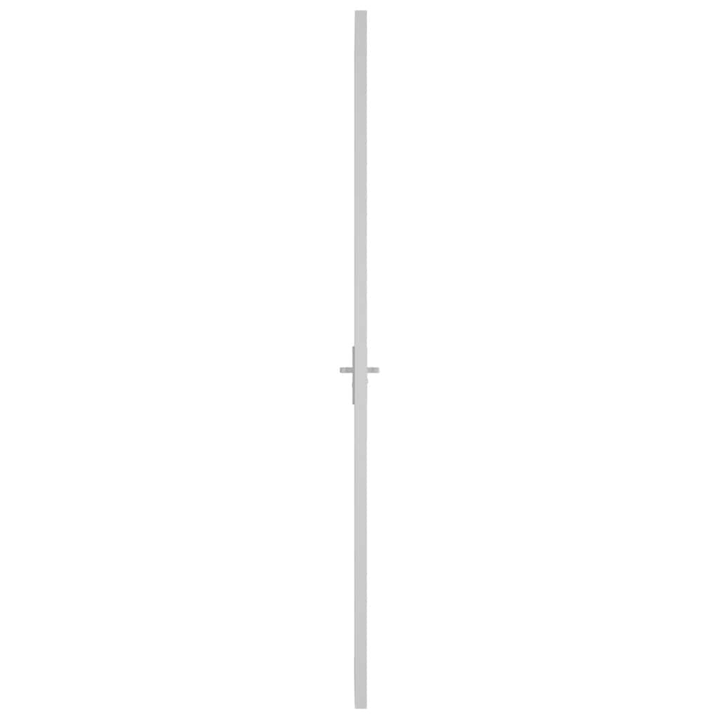 Fehér esg üveg és alumínium beltéri ajtó 102,5 x 201,5 cm