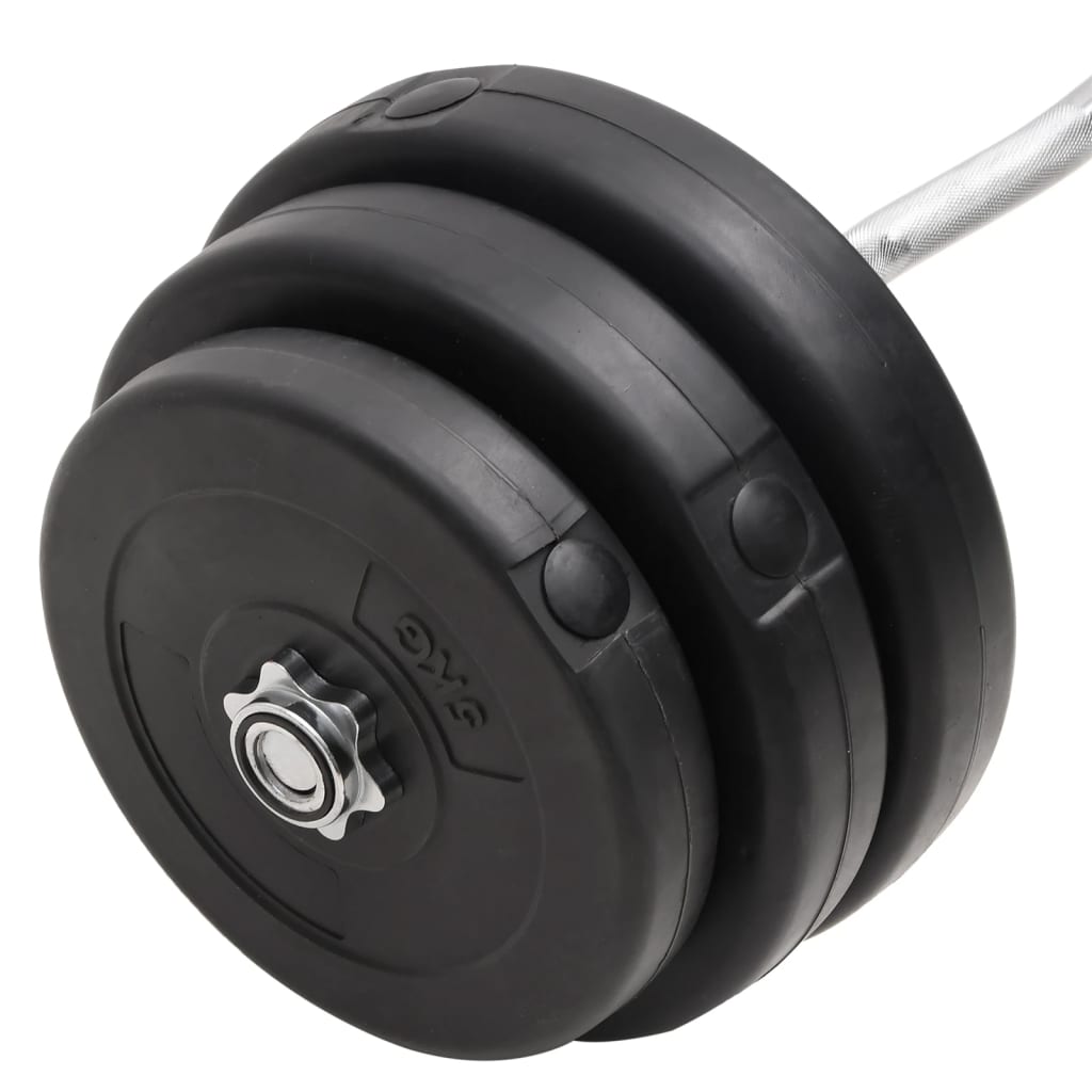 Hajlított súlyzórúd súlytárcsákkal 90 kg Hajlított súlyzórúd súlytárcsákkal 90 kg