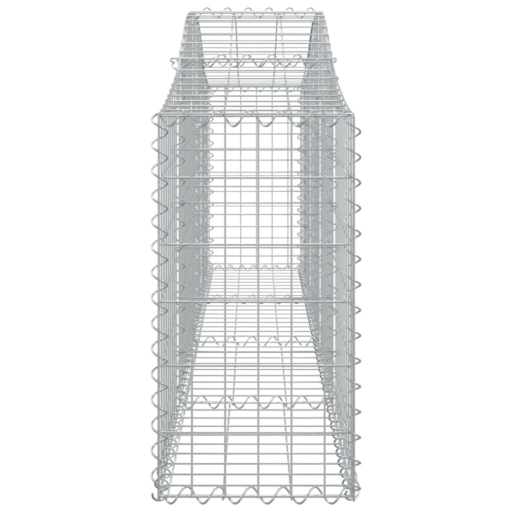 13 db íves horganyzott vas gabion kosár 200x30x60/80 cm