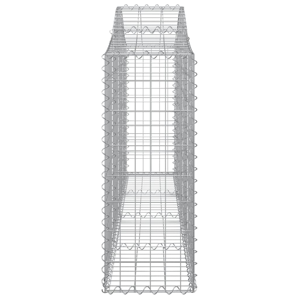 20 db íves horganyzott vas gabion kosár 200x30x80/100 cm