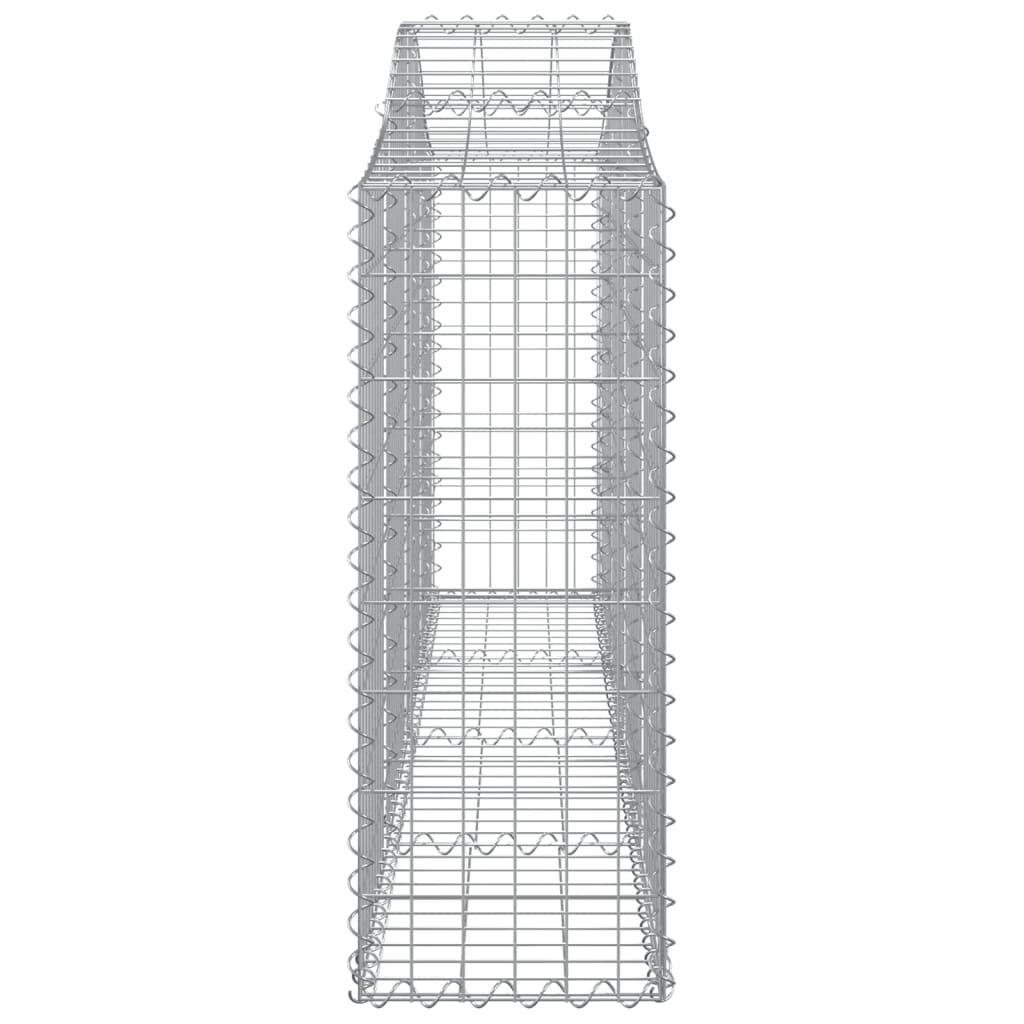25 db íves horganyzott vas gabion kosár 200x30x80/100 cm