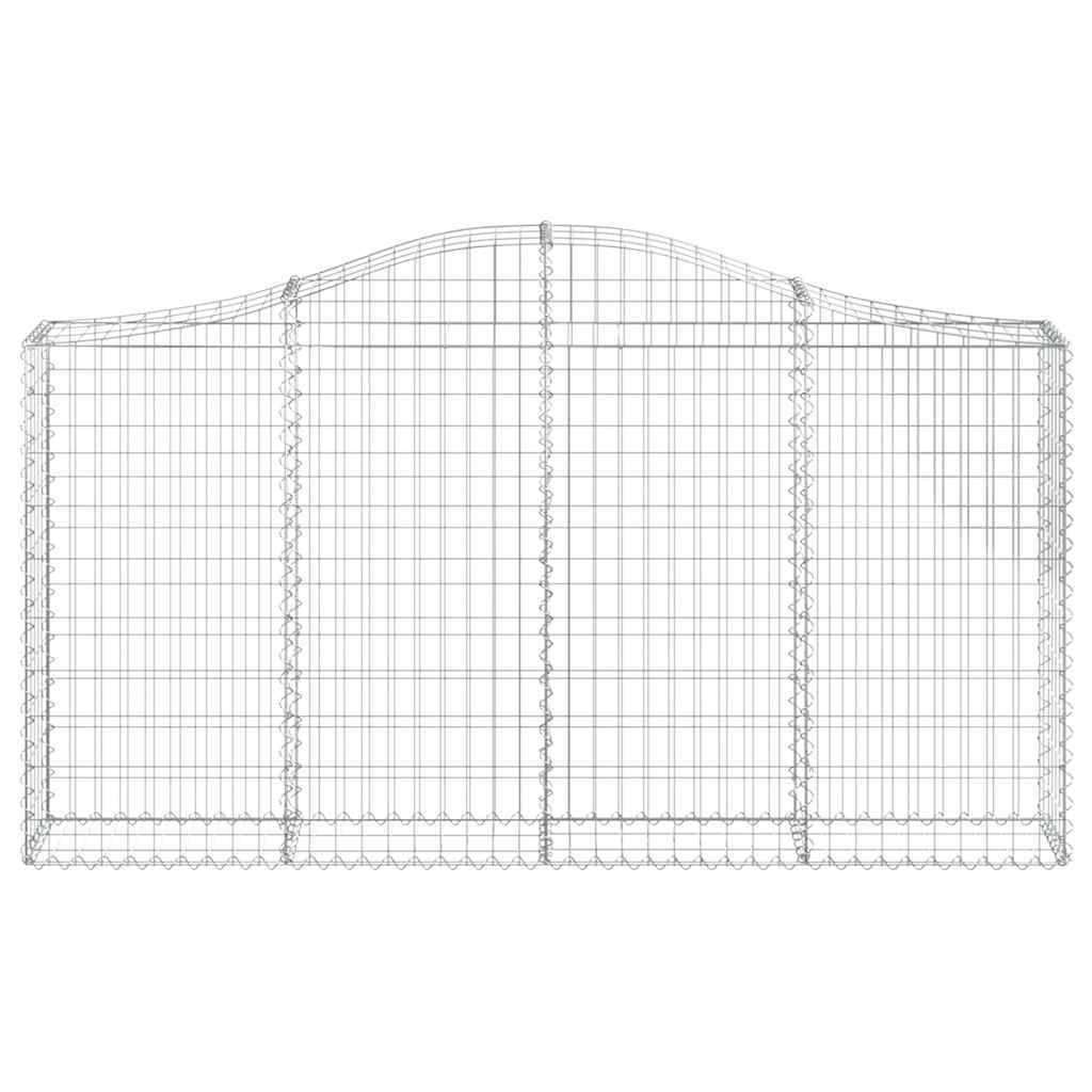 13 db íves horganyzott vas gabion kosár 200x30x100/120 cm