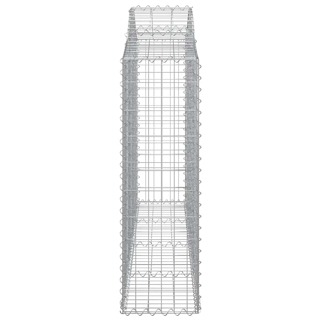 18 db íves horganyzott vas gabion kosár 200x30x100/120 cm