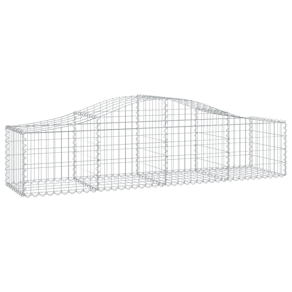 10 db íves horganyzott vas gabion kosár 200x50x40/60 cm 10 db íves horganyzott vas gabion kosár 200x50x40/60 cm