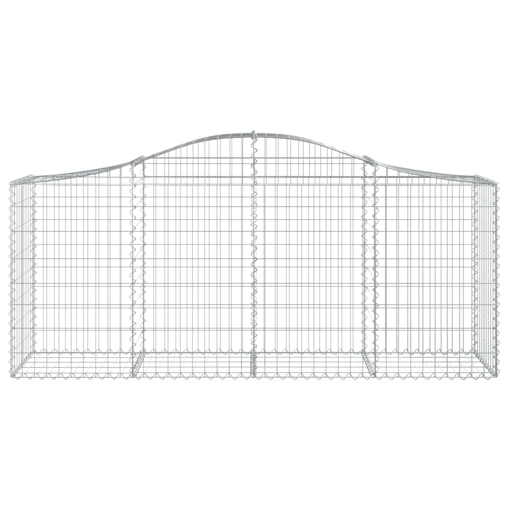 10 db íves horganyzott vas gabion kosár 200x50x80/100 cm 10 db íves horganyzott vas gabion kosár 200x50x80/100 cm