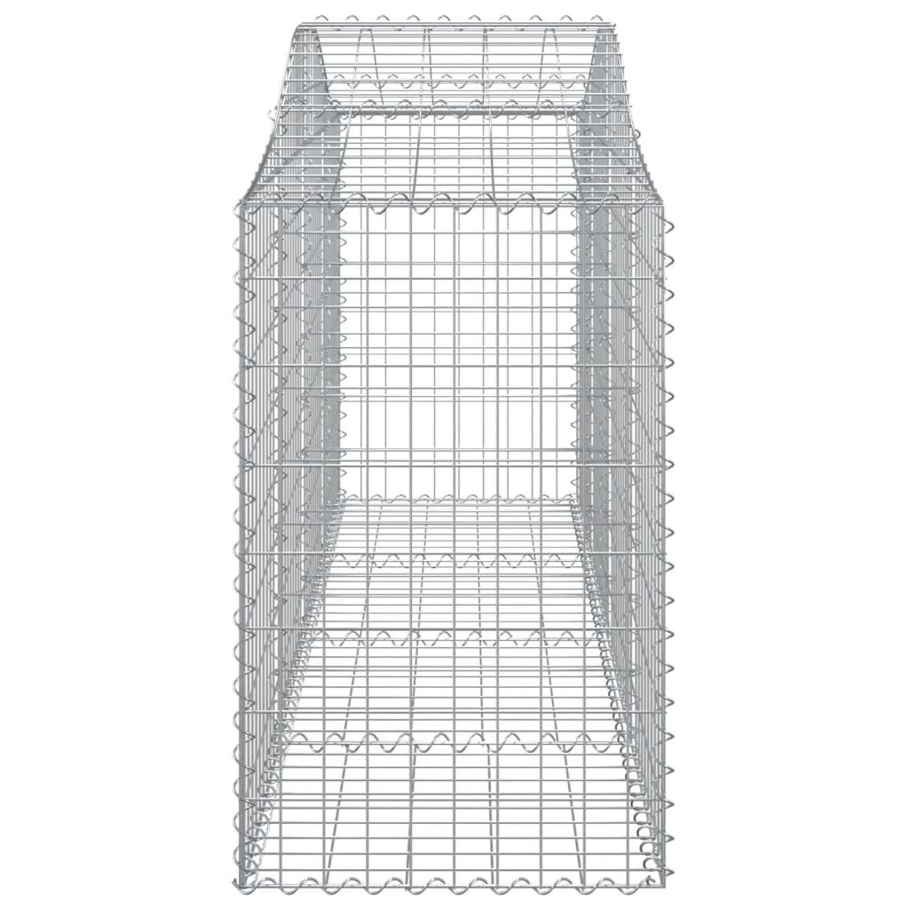 10 db íves horganyzott vas gabion kosár 200x50x80/100 cm 10 db íves horganyzott vas gabion kosár 200x50x80/100 cm