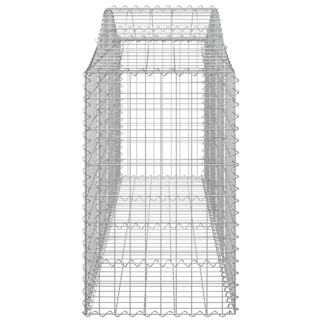 20 db íves horganyzott vas gabion kosár 200x50x80/100 cm