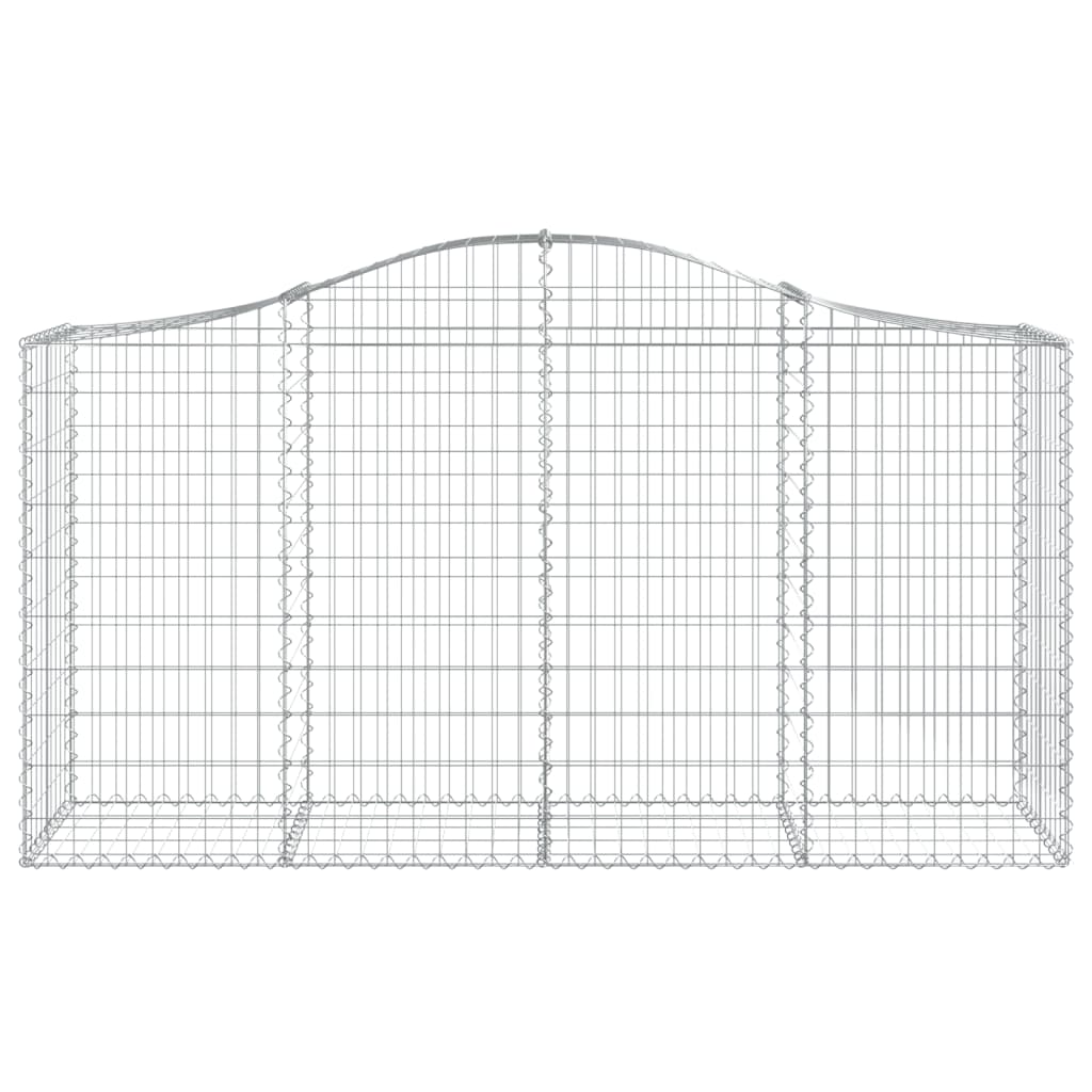 10 db íves horganyzott vas gabion kosár 200 x 50 x 100/120 cm 10 db íves horganyzott vas gabion kosár 200 x 50 x 100/120 cm
