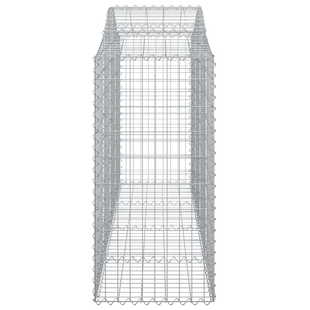 18 db íves horganyzott vas gabion kosár 200x50x120/140 cm